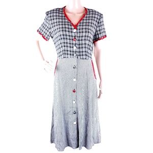 Stuart Alan Women Button Dress Pockets Size 8P - NWT